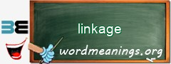 WordMeaning blackboard for linkage